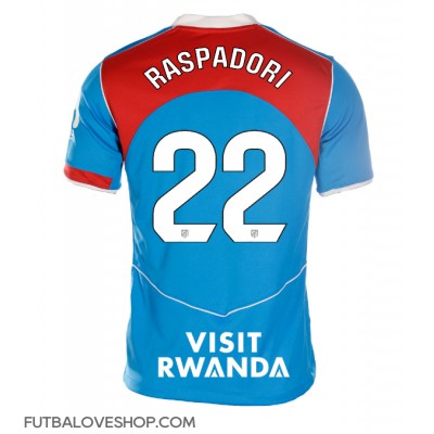 Dres Atletico Madrid Giacomo Raspadori #22 Tretina pre Ženy 2025-26 Krátky Rukáv Dres Atletico Madrid Giacomo Raspadori #22 Tretina pre Ženy 2025-26 Krátky Rukáv